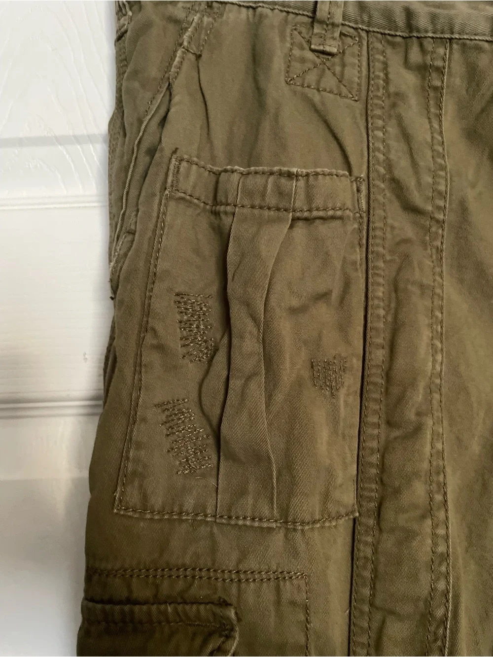 Vintage Polo by Ralph Lauren Men's 34/30 Olive Cargo Pants - Utility Style